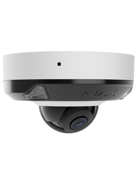 AJ-DOMECAM-MINI-5-0400-HL-W Cámara IP Domo Ajax de 5 Mpx, 75-85 grados, Iluminación Dual 15m con Micro