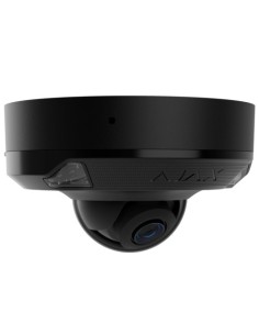 AJ-DOMECAM-MINI-8-HL-B Cámara IP Domo Ajax negra de 8 Mpx (4K), 100-110 grados, Iluminación Dual 15m con Micro