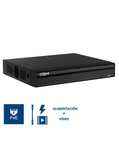 NVR1104HS-P-S3/H-V2 Grabador Dahua Lite de cámaras IP de 4 canales de 8 Mpx con 4 puertos PoE