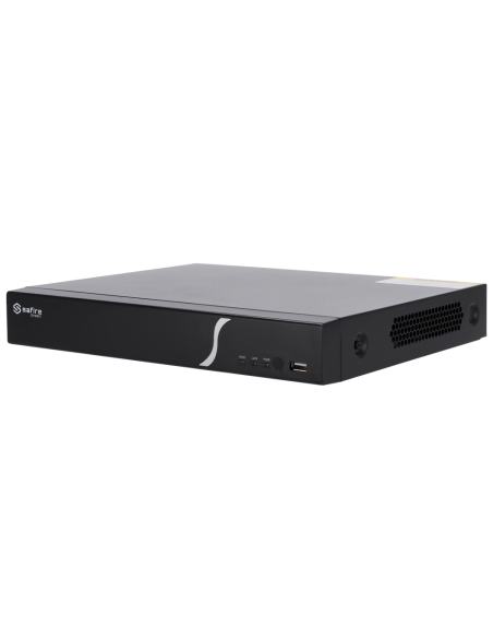 SF-NVR6108-8P-B2 Grabador NVR para 8 cámaras IP con 8 puertos PoE Safire Smart