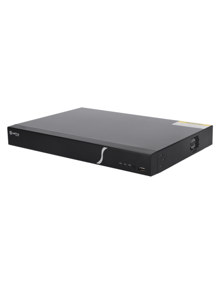 SF-NVR6216-16P-B2 Grabador NVR para 16 cámaras IP con 16 puertos PoE Safire Smart