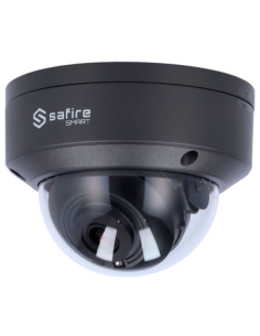 SF-IPD040-4B1-GREY Cámara Domo IP 4 Mpx Safire Smart Gris, 98 grados, IR 30m