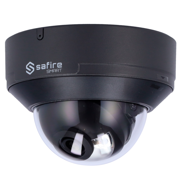 SF-IPD040A-4I1-DL-GREY Cámara Domo IP 4 Mpx Safire Smart Gris, 95 grados, IR 30m con Micro
