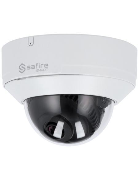 SF-IPD040A-6I1 Cámara Domo IP 6 Mpx Safire Smart, 104 grados, IR 30m con Micro