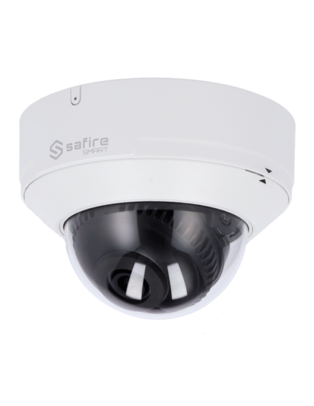 SF-IPD040A-8I2 Cámara Domo IP 8 Mpx Safire Smart, 104 grados, IR 30m con Micro