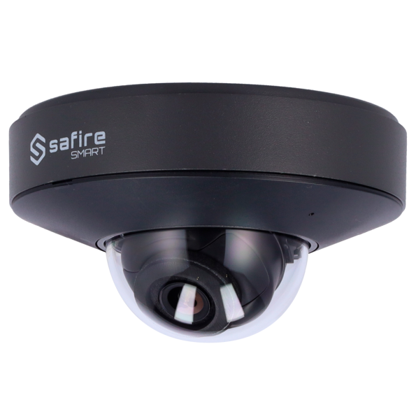 SF-IPD050A-4I1-GREY Cámara Domo IP 4 Mpx Safire Smart Gris, 95 grados, IR 20m con Micro