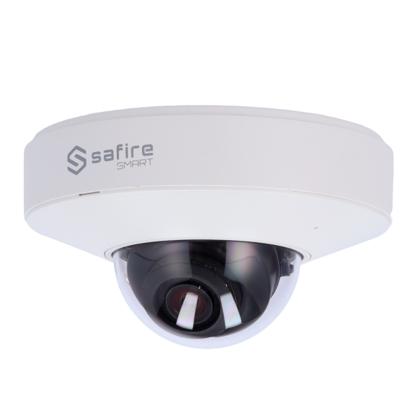 SF-IPD050A-6I1 Cámara MiniDomo IP 6 Mpx Safire Smart, 104 grados, IR 20m con Micro