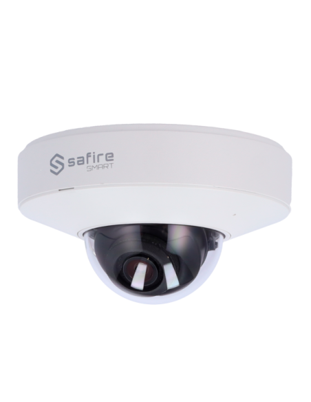 SF-IPD050A-6I1 Cámara MiniDomo IP 6 Mpx Safire Smart, 104 grados, IR 20m con Micro