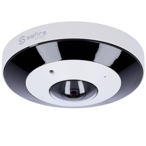 SF-IPD360A-12I1 Cámara Domo IP Fisheye 12 Mpx Safire Smart, 360 grados, IR 20m con Micro
