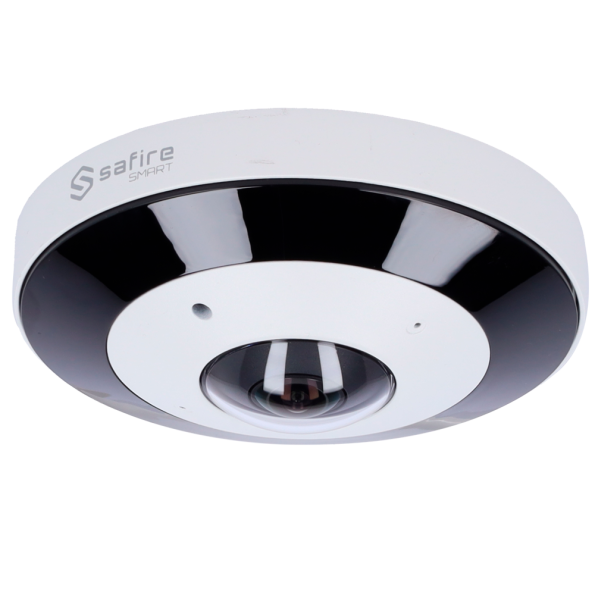 SF-IPD360A-6I1 Cámara Domo IP Fisheye 6 Mpx Safire Smart, 360 grados, IR 30m con Micro