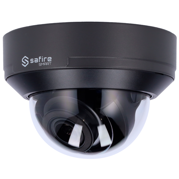 SF-IPD540ZA-4E1-GREY Cámara Domo IP 4 Mpx Safire Smart Gris, Zoom 4x, IR 50m con Micro