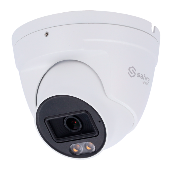 SF-IPT011A-6E1-DL Cámara Turret IP6 Mpx Safire Smart, 104 grados, Iluminación Dual 30m con Micro