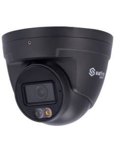 SF-IPT020A-4I1-DL-GREY Cámara Turret IP 4 Mpx Safire Smart Gris, 101 grados, Iluminación Dual 30m con Micro