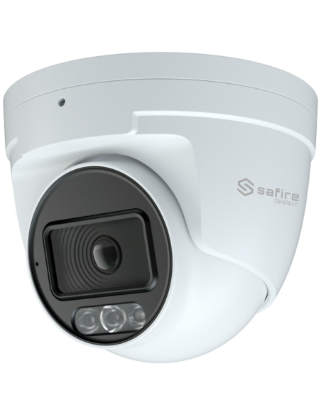 SF-IPT020A-4I1-NIGHTPRO Cámara Turret IP 4 Mpx Safire Smart, 112 grados, Night Color X con Micro