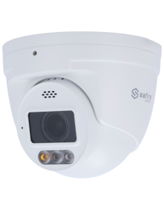 SF-IPT020A-6I1-SL Cámara Turret IP 6 Mpx Safire Smart, 104 grados, Iluminación Dual 40m con Micro y Altavoz