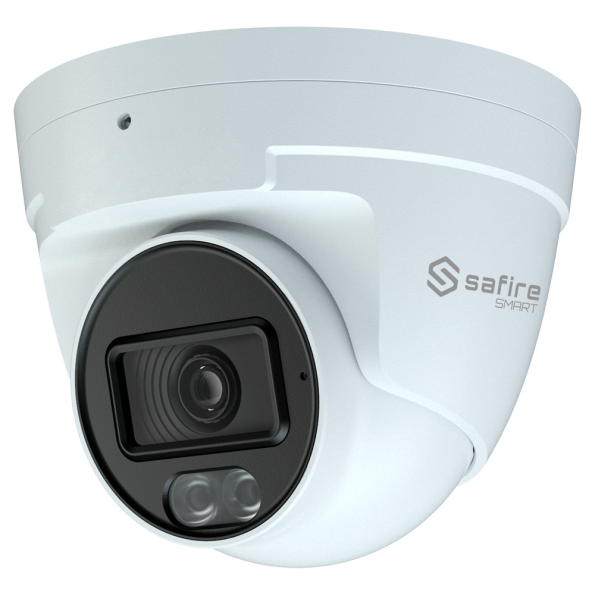 SF-IPT020A-8B1-DL Cámara Turret IP 8 Mpx Safire Smart, 106 grados, Iluminación Dual 30m con MIcro