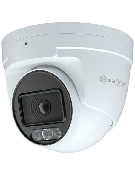 SF-IPT020A-8I1-NIGHTPRO Cámara Turret IP 8 Mpx Safire Smart, 110 grados, Night Color con Micro
