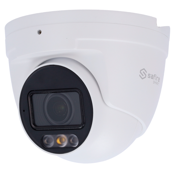 SF-IPT511ZA-4E1-DL Cámara Turret IP 4 Mpx Safire Smart, Zoom 4x, Iluminación Dual 50m con Micro