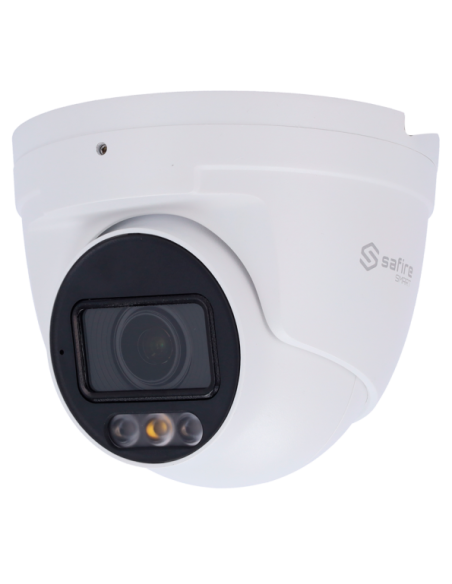 SF-IPT511ZA-4E1-DL Cámara Turret IP 4 Mpx Safire Smart, Zoom 4x, Iluminación Dual 50m con Micro