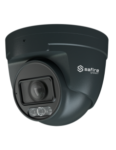 SF-IPT511ZA-4E1-DL-GREY Cámara Turret IP 4 Mpx Safire Smart Gris, Zoom 4x, Iluminación Dual 50m con Micro