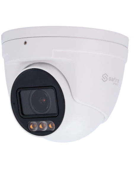 SF-IPT511ZA-4E1-NIGHT Cámara Turret IP 4 Mpx Safire Smart, Zoom 4x, Night Color X con Micro