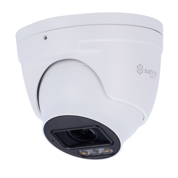 SF-IPT511ZA-6E1-DL Cámara Turret IP 6 Mpx Safire Smart, Zoom 4x, Iluminación Dual 50m con Micro