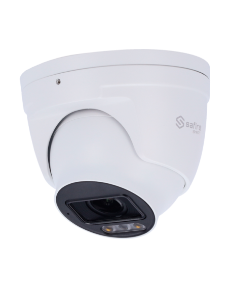 SF-IPT511ZA-6E1-DL Cámara Turret IP 6 Mpx Safire Smart, Zoom 4x, Iluminación Dual 50m con Micro
