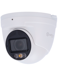 SF-IPT511ZA-8E1-DL Cámara Turret IP 8 Mpx Safire Smart, Zoom 4x, Iluminación Dual 50m con Micro