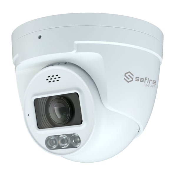 SF-IPT511ZCA-8I1-SL Cámara Turret IP gama I1 con Disuasión activa Safire Smart