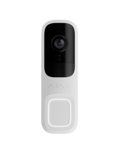 AJ-DOORBELL-4-W Vídeo Timbre Blanco Ajax con Cámara IP de 4 Mpx y Sensor PIR, 155 grados, IR 6m con Micro y Altavoz
