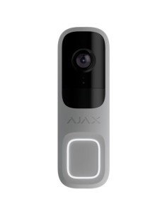 AJ-DOORBELL-4-GRE Vídeo Timbre Gris Ajax con Cámara IP de 4 Mpx y Sensor PIR, 155 grados, IR 6m con Micro y Altavoz