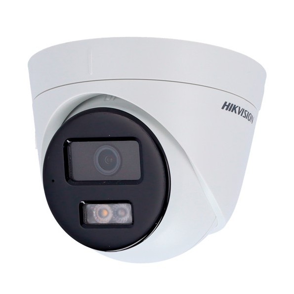 DS-2CD1341G2-LIU(2.8mm) Cámara IP 4 Mpx Hikvision, 104 grados, Iluminación dual 20m con Micro