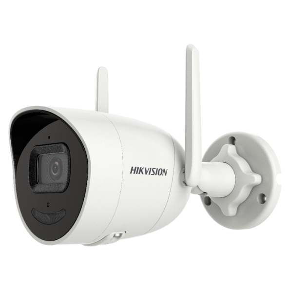 DS-2CV2041G2-IDW(2.8mm)(W) Cámara Bullet IP 4 Mpx Wi-Fi Hikvision, 95 grados, IR 30m con Micro y Altavoz