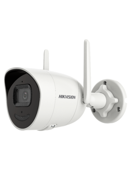 DS-2CV2041G2-IDW(2.8mm)(W) Cámara Bullet IP 4 Mpx Wi-Fi Hikvision, 95 grados, IR 30m con Micro y Altavoz