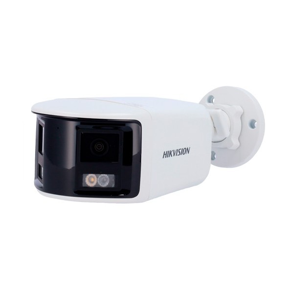 DS-2CD1T83G2P-LIUF/SL(2mm) Cámara IP 8 Mpx (4K) Hikvision, Lente dual 180 grados, Iluminación Dual 30m, Micro y Altavoz