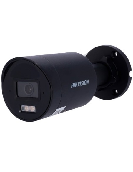DS-2CD2083G2-LI2U(2.8mm)(BLACK) Cámara IP 8 Mpx Hikvision Acusense Negra, 108 grados, Iluminación dual 40m con Micro