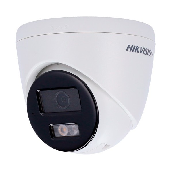 DS-2CD1383G2-LIUF/SL(2.8mm) Domo IP Hikvision, 8 Mpx (4K), 113 grados, Luz Dual 30m con Sirena y flash