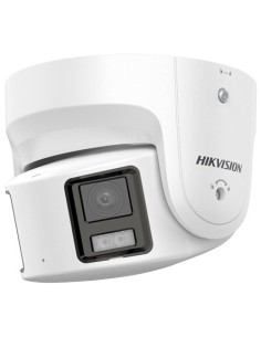 DS-2CD2387G2P-LSU/SL(4mm)(C) Domo IP Hikvision, 8 Mpx (4K), 180 grados, ColorVu Luz 30m con Sirena y flash