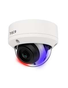 RVCM32A330RA Domo IP antivandálica 5 Mpx. para Vídeo Verificación VUpoint RISCO, Iluminación Dual 25m con Micro y Altavoz