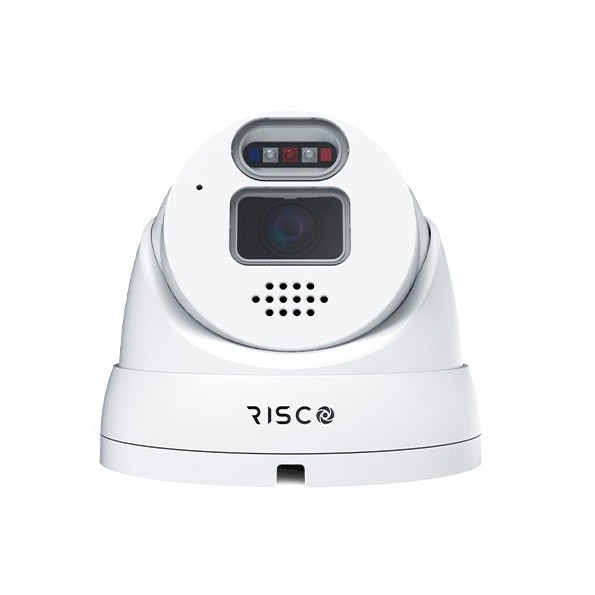 RVCM72A300RA Cámara IP 4 Mpx para Vídeo Verificación VUpoint RISCO, 95 grados, Iluminación Dual 25m con Micro y Altavoz