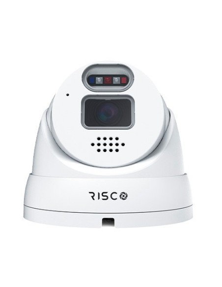 RVCM72A300RA Cámara IP 4 Mpx para Vídeo Verificación VUpoint RISCO, 95 grados, Iluminación Dual 25m con Micro y Altavoz