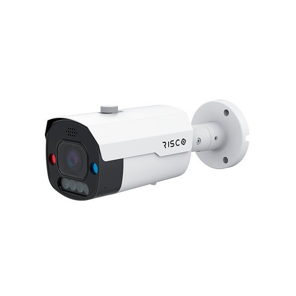 RVCM52A350RA Cámara IP 5 Mpx para Vídeo Verificación VUpoint RISCO, Zoom 4x, Iluminación Dual 30m con Micro y Altavoz