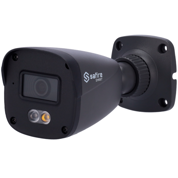 SF-IPB070A-4B1-DL-GREY Cámara Bullet IP 4 Mpx Safire Smart, 98 grados, Iluminación Dual 20m con Micro