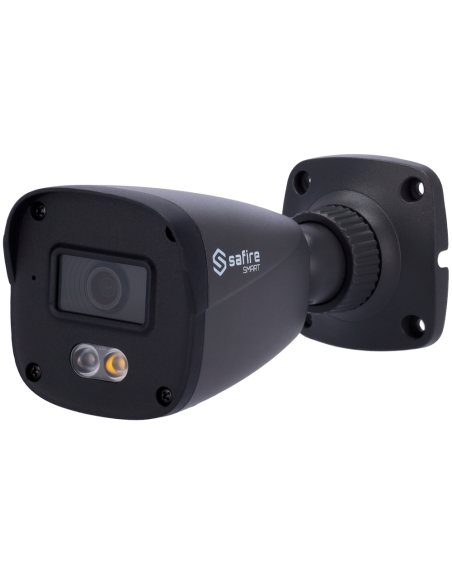 SF-IPB070A-4B1-DL-GREY Cámara Bullet IP 4 Mpx Safire Smart, 98 grados, Iluminación Dual 20m con Micro