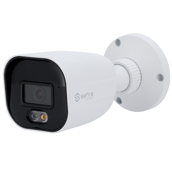 SF-IPB080A-4E1-DL Cámara Bullet IP Safire Smart 4 Mpx, 94 grados, Iluminación Dual 30m con Micro