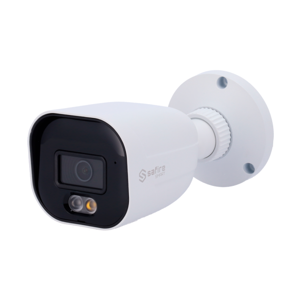 SF-IPB080A-8B1-DL Cámara Bullet IP Safire Smart 8 Mpx (4K), 106 grados, Iluminación Dual 20-30m con Micro