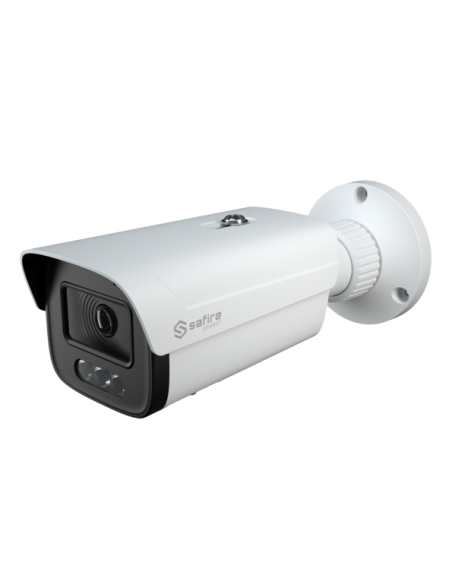 SF-IPB380A-4E1-DL-0360 Cámara Bullet IP Safire Smart 4 Mpx, 78 grados, Iluminación Dual 30m con Micro