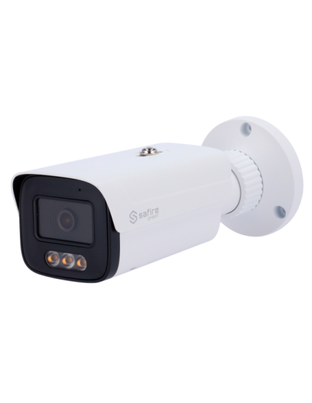 SF-IPB386A-4E1-NIGHTISP cámara Bullet IP Safire Smart 4 Mpx, 81 grados, Night Color con Micro