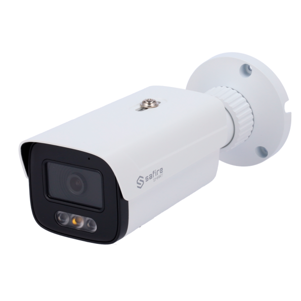SF-IPB386A-4I1-DL Cámara Bullet IP Safire Smart 4 Mpx, 85 grados, Iluminación Dual 40-50m con Micro