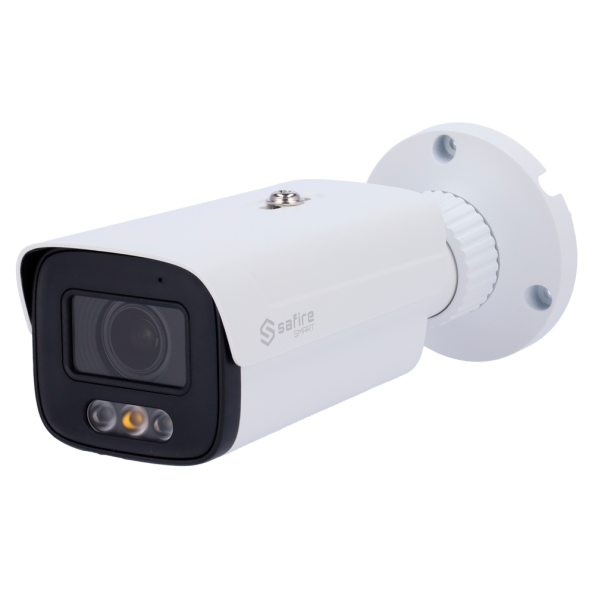 SF-IPB580ZA-4B1-DL Cámara Bullet IP Safire Smart 4 Mpx, Zoom 4x, Iluminación Dual 50m  con Micro